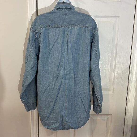 Calvin Klein Denim button down shirt - Picture 4 of 8